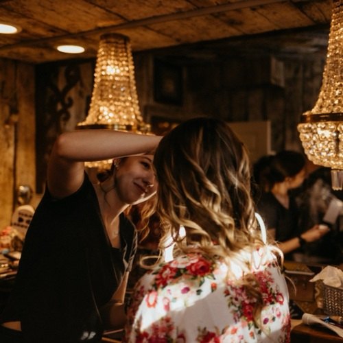 Bridal party makeup